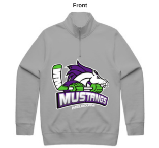 GFA MENS HALF ZIP CREW