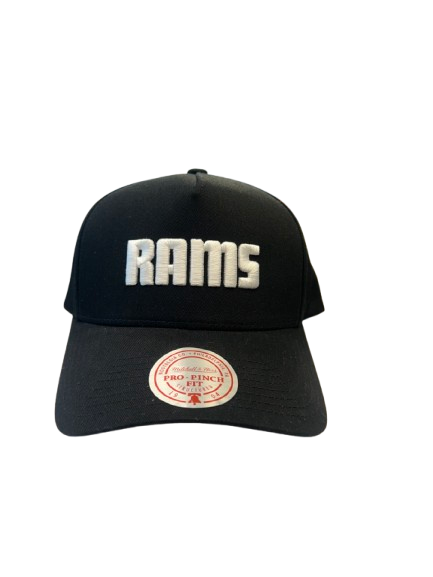 BLACK & WHITE PRO PINCH RAMS CAP