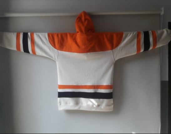 Bleed Orange Jersey Hoodie