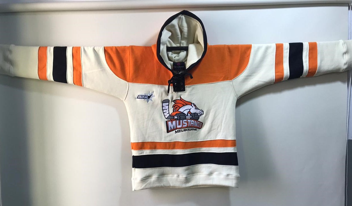 Bleed Orange Jersey Hoodie