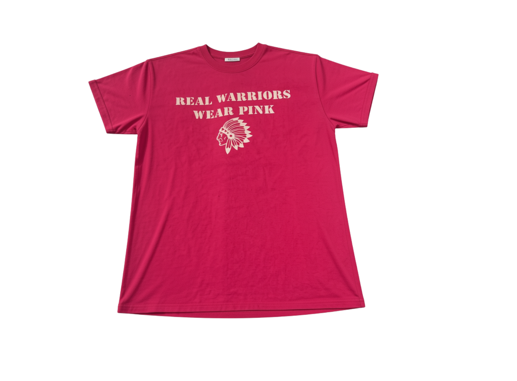 BLACKHAWKS REAL WARRIORS WEAR PINK T-SHIRT