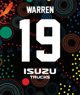 JORDAN WARREN #19 2XL NAIDOC WEEK JERSEY