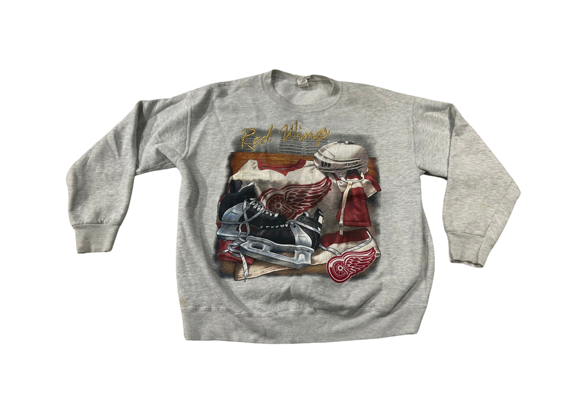 RED WINGS RETRO CREW