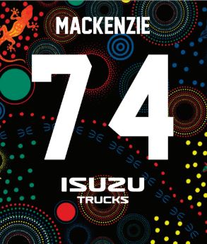BRYAN MACKENZIE #74 4XL GOALIE CUT NAIDOC WEEK JERSEY