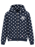 NEW YORK YANKEES ALL OVER POLKA DOT BOX HOOD