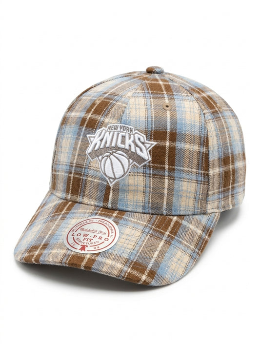 CHECKED LOW PRO KNICKS CAP