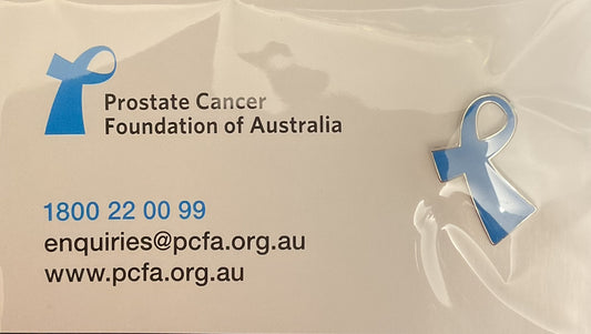 Prostate Cancer Blue Ribbon Pin