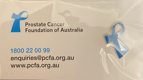 Prostate Cancer Blue Ribbon Pin