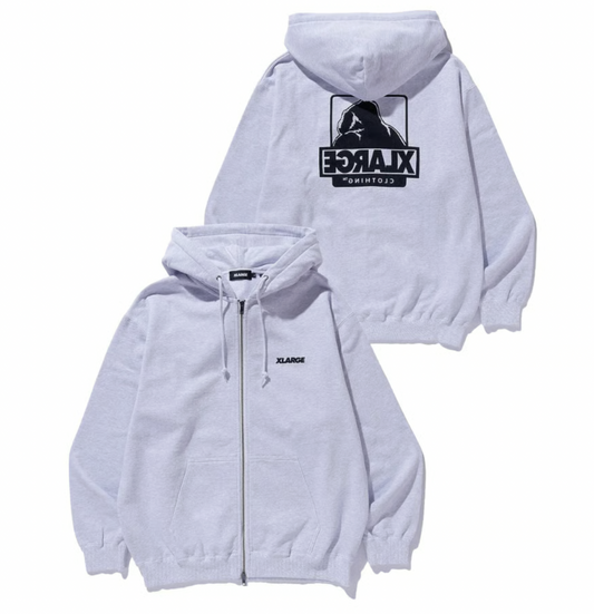 BACKSIDE OG W-ZIP HOODED SWEAT