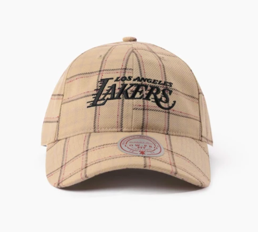 CHECKED LOW PRO LAKERS CAP