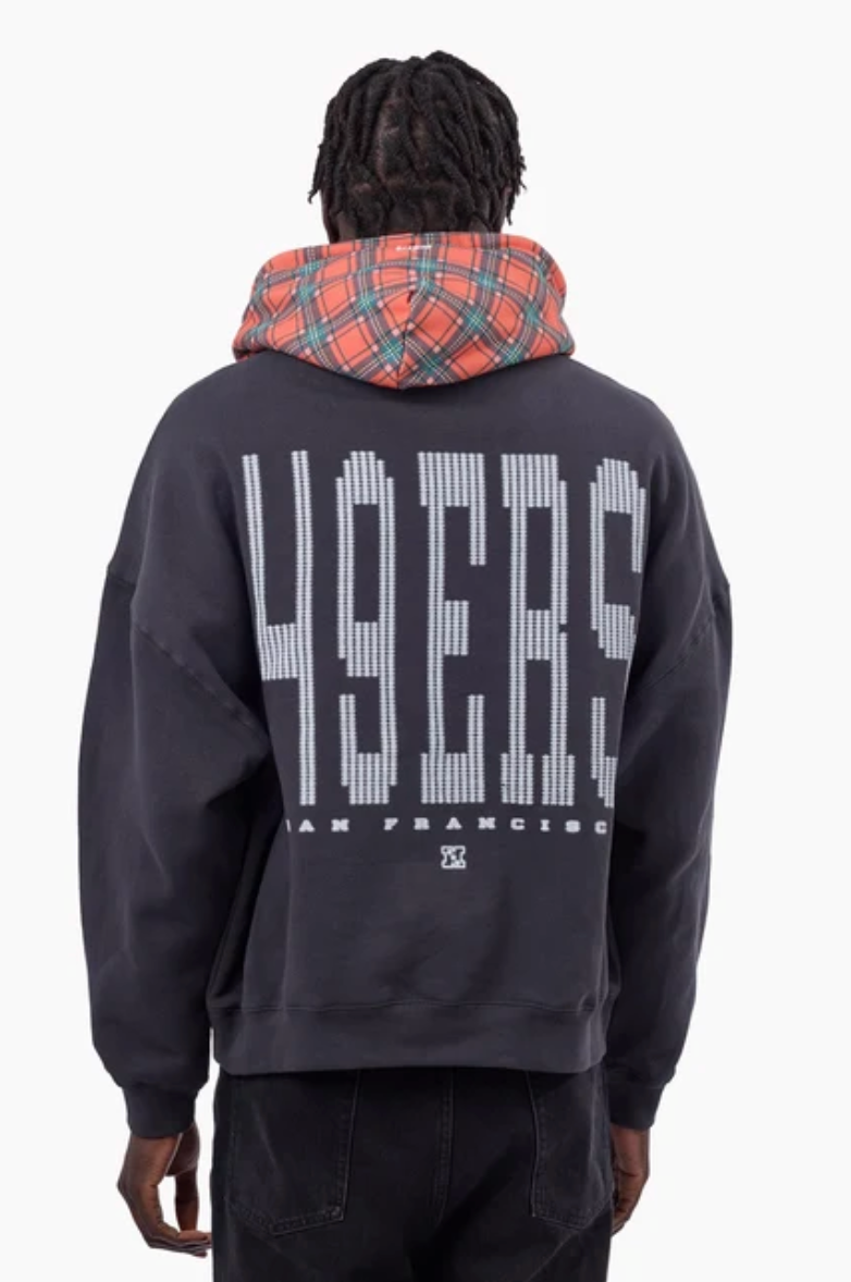 49ERS STAR SPANGLED CROPPED HOODY