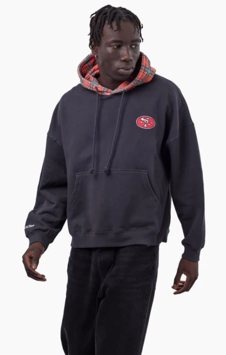 49ERS STAR SPANGLED CROPPED HOODY