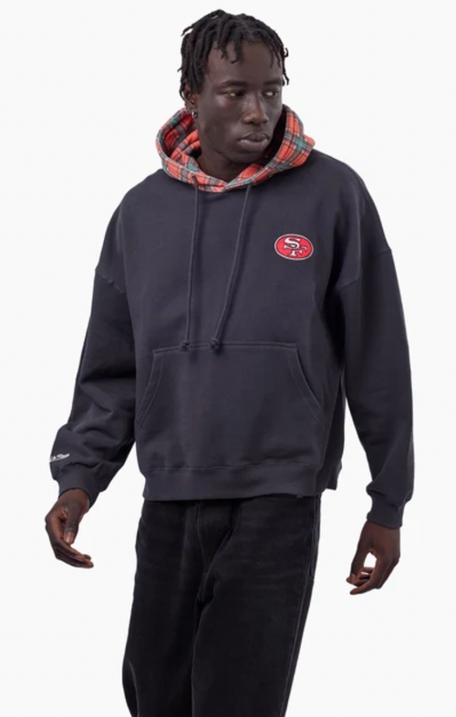 49ERS STAR SPANGLED CROPPED HOODY
