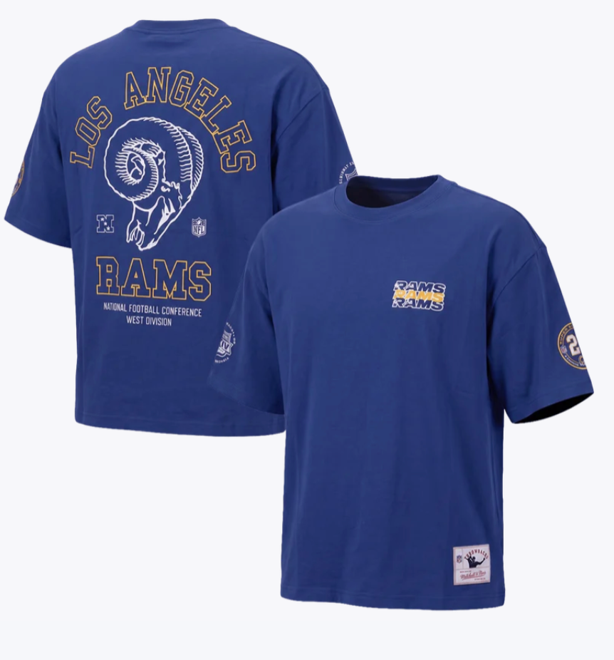 RAMS 25TH ANNIVERSARY BOX FIT TEE