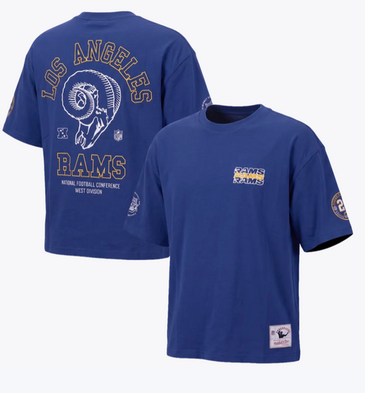 RAMS 25TH ANNIVERSARY BOX FIT TEE