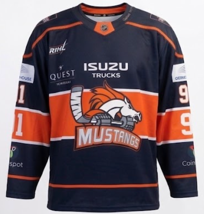 ADULT Melbourne Mustangs Official Game Jersey