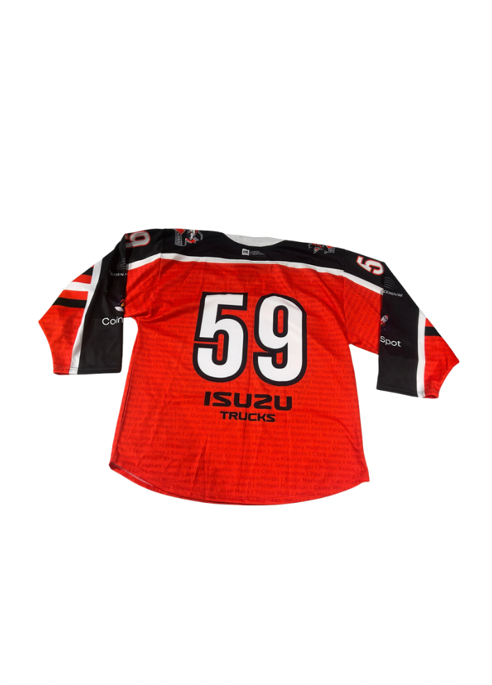 GAME WORN 15 YEAR ANNIVERSARY JERSEY