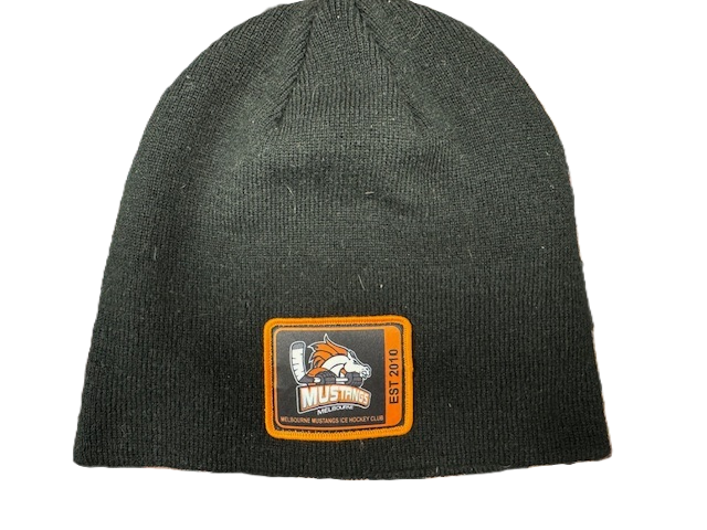 Beanie Badge Black Skull