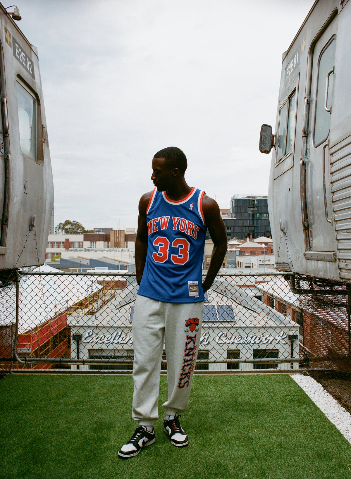 KNICKS EWING 91-92 ROAD JERSEY