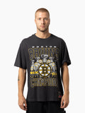 6X  STANLEY CUP CHAMP TEE BRUINS