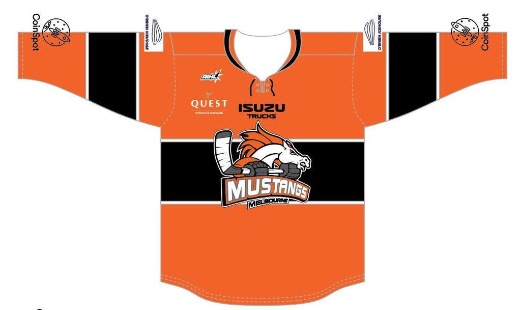 YOUTH Melbourne Mustangs Official Game Jersey
